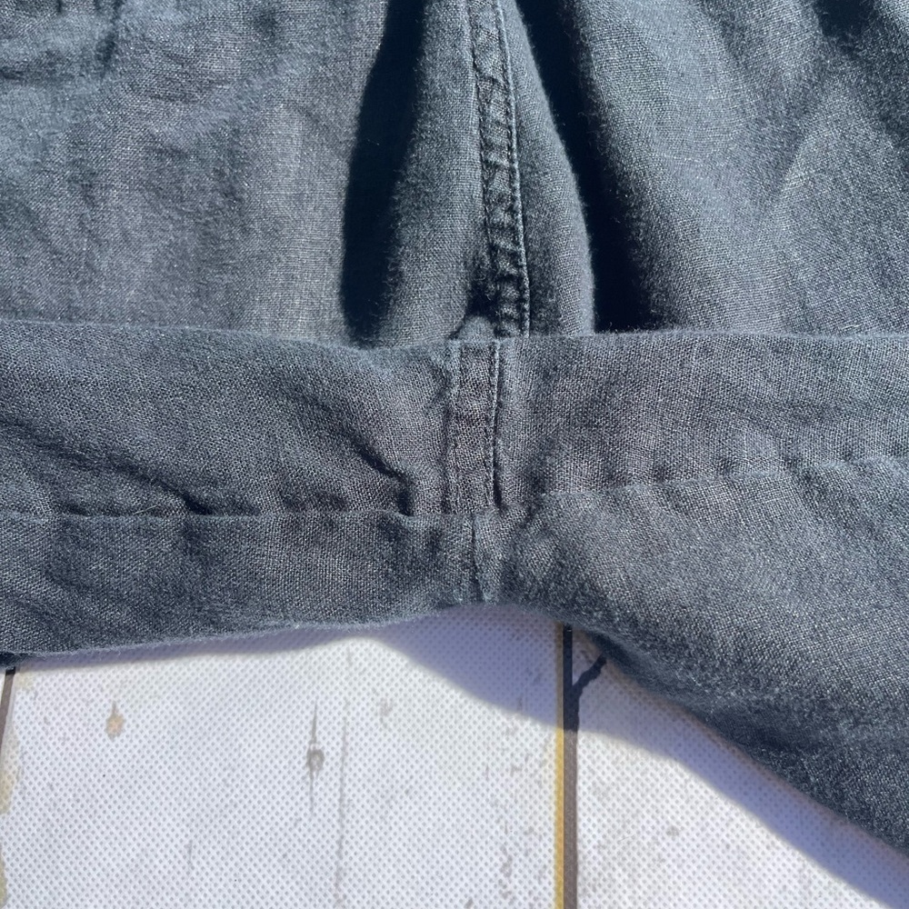 Athleta Black Jogger Pants 6 petite LINEN - Picture 8 of 9